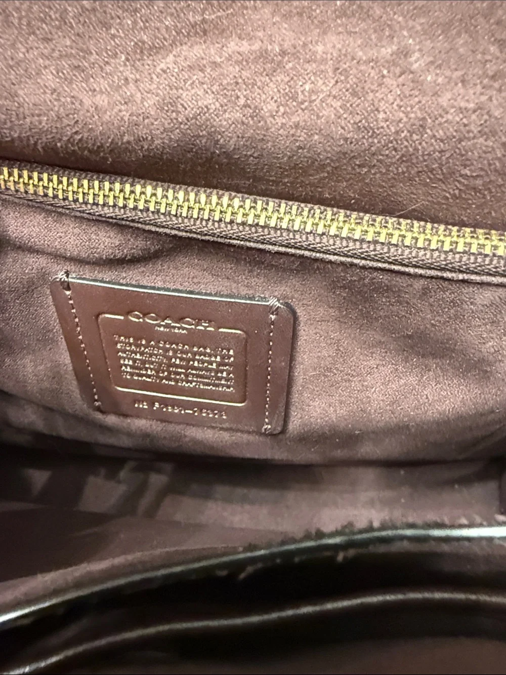 Coach Black, Cream & Multicolor Snakeskin Accent Satchel
